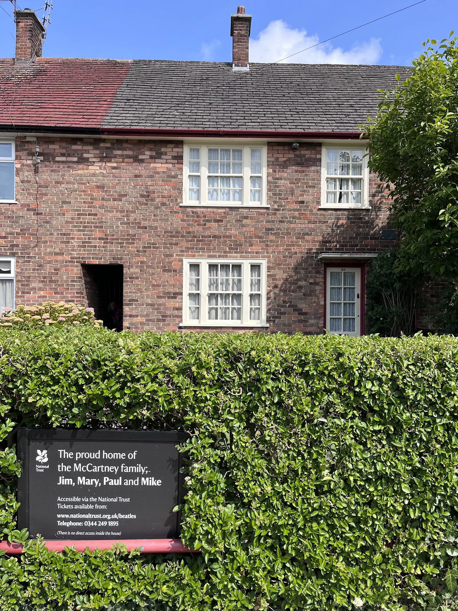 The Beatles' Childhood Homes (Mendips and 20 Forthlin Road), Liverpool